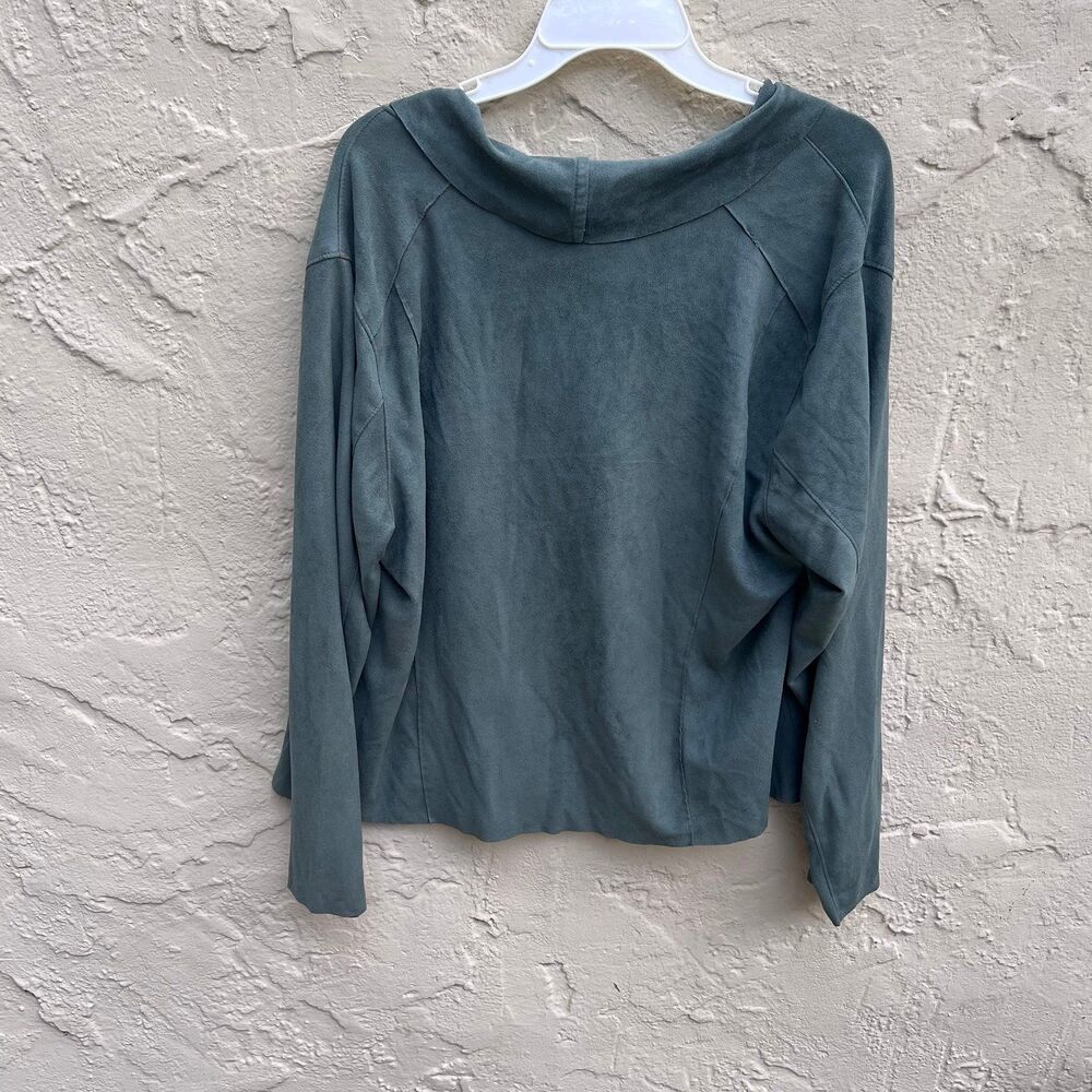Blanknyc Bias Asymmetrical Soft Light Weight Zipper Top Jacket Sz 3x View 4